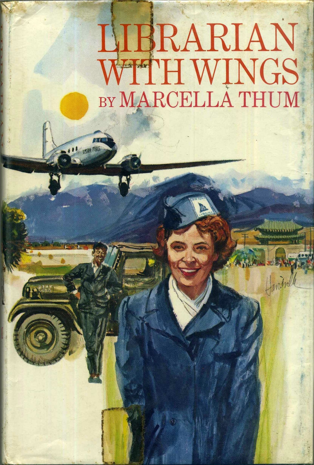Librarian with wings