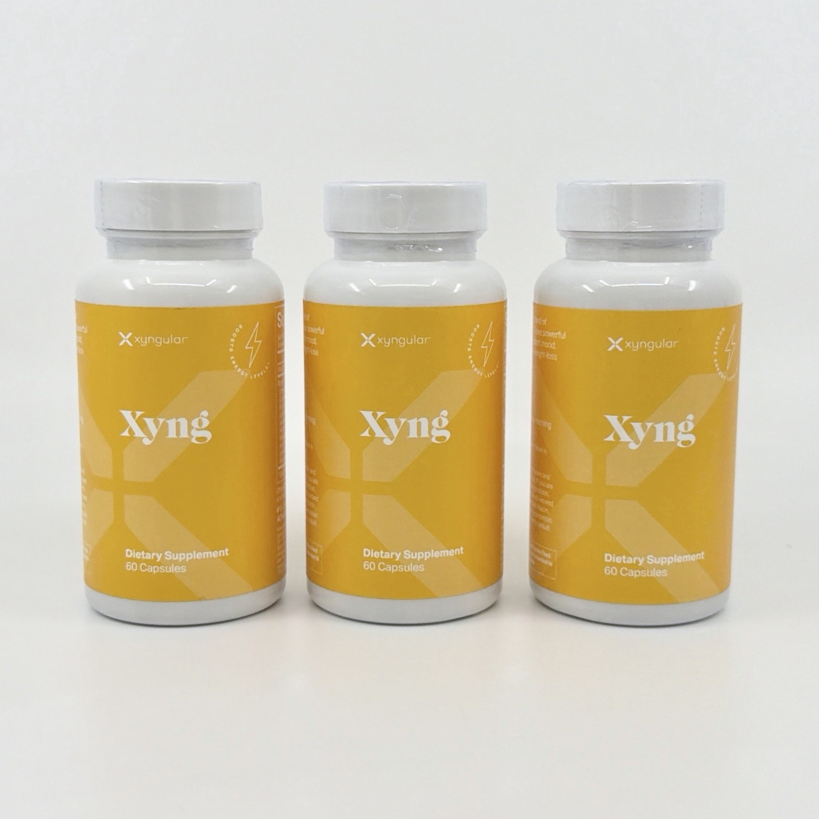 3 PACK Xyngular XYNG Energy Supplement Exp 07/26 NEW 60 Capsules Sealed Bottle 3 PACK Xyngular XYNG Energy Supplement Exp 07/26 NEW 60 Capsules Sealed Bottle