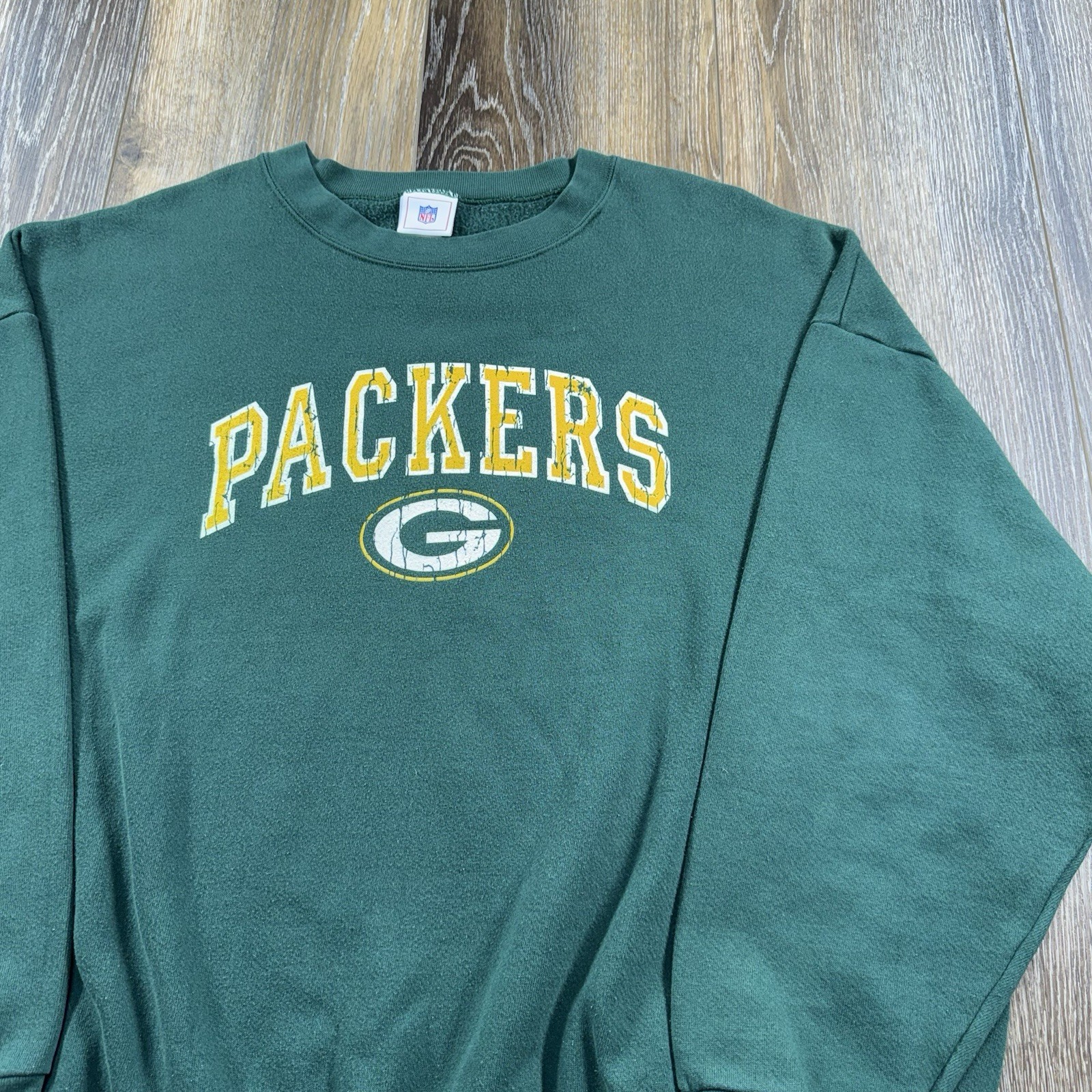 Vintage Green Bay Packers Sweatshirt Mens XXXL NFL Football Team Y2K Sweater