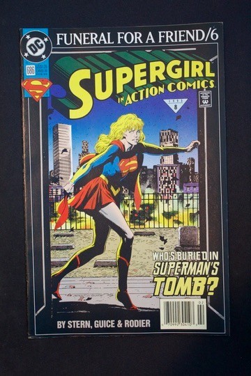 1993 DC COMICS ACTION COMICS #686 FUNERAL FOR A FRIEND PART 6 SUPERGIRL