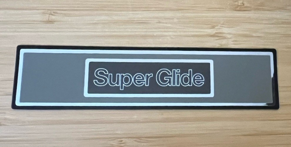 Harley Davidson 1977-‘81 “Super Glide” Fork Cover Decal 45774-77