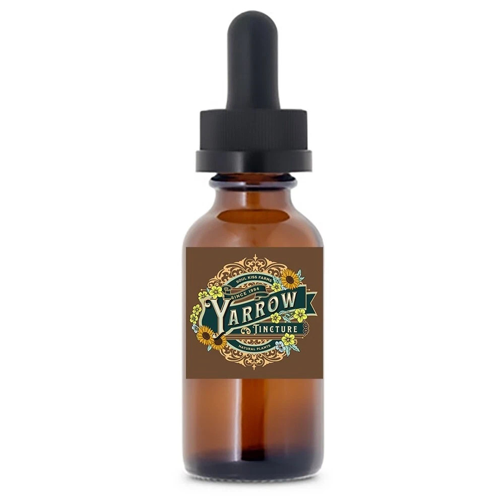 Yarrow Tincture - Yarrow Herb Extract (Achillea millefolium) - Made in the USA Yarrow Tincture - Yarrow Herb Extract (Achillea millefolium) - Made in the USA