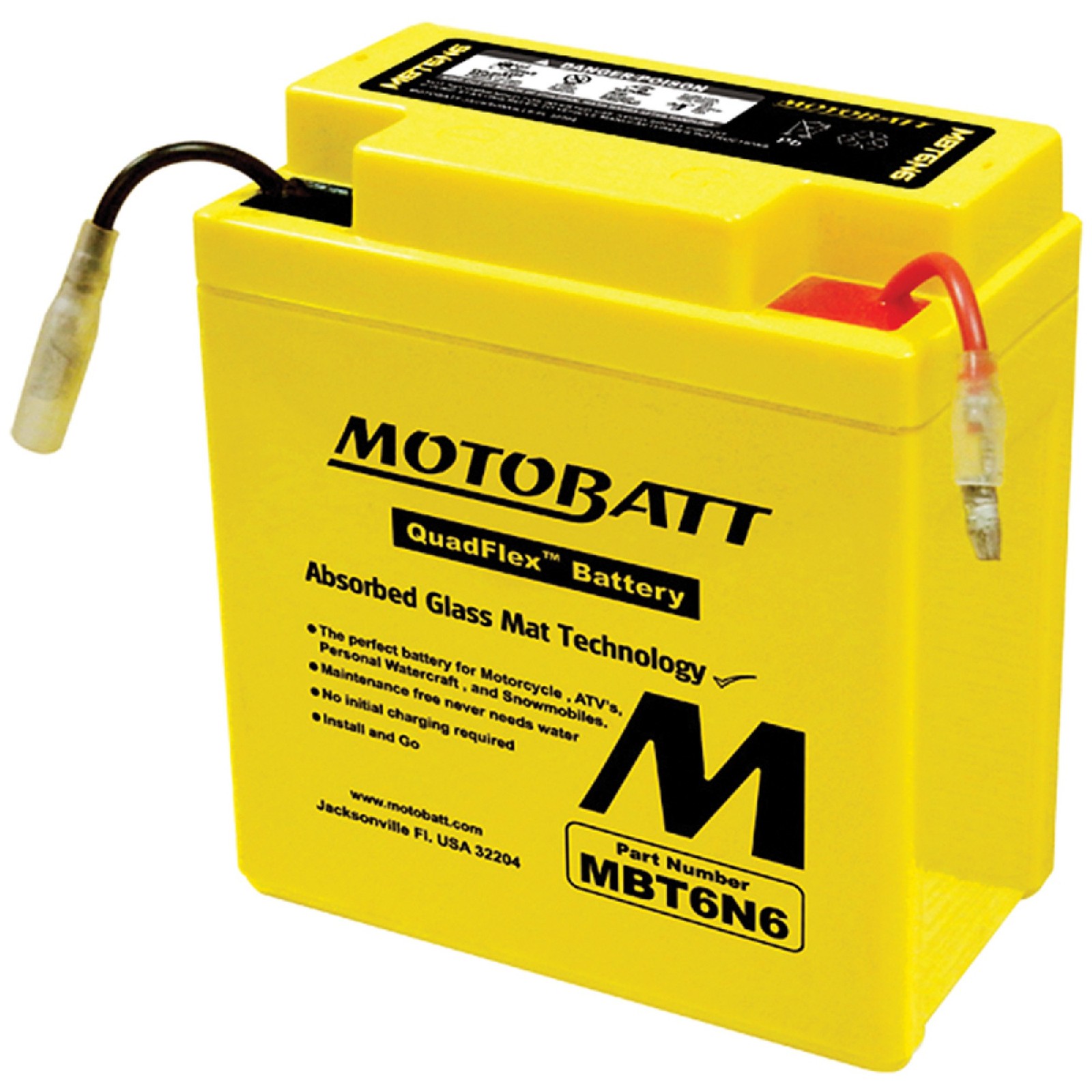 Motobatt Battery For Kawasaki KE 100-A 100cc 79-81