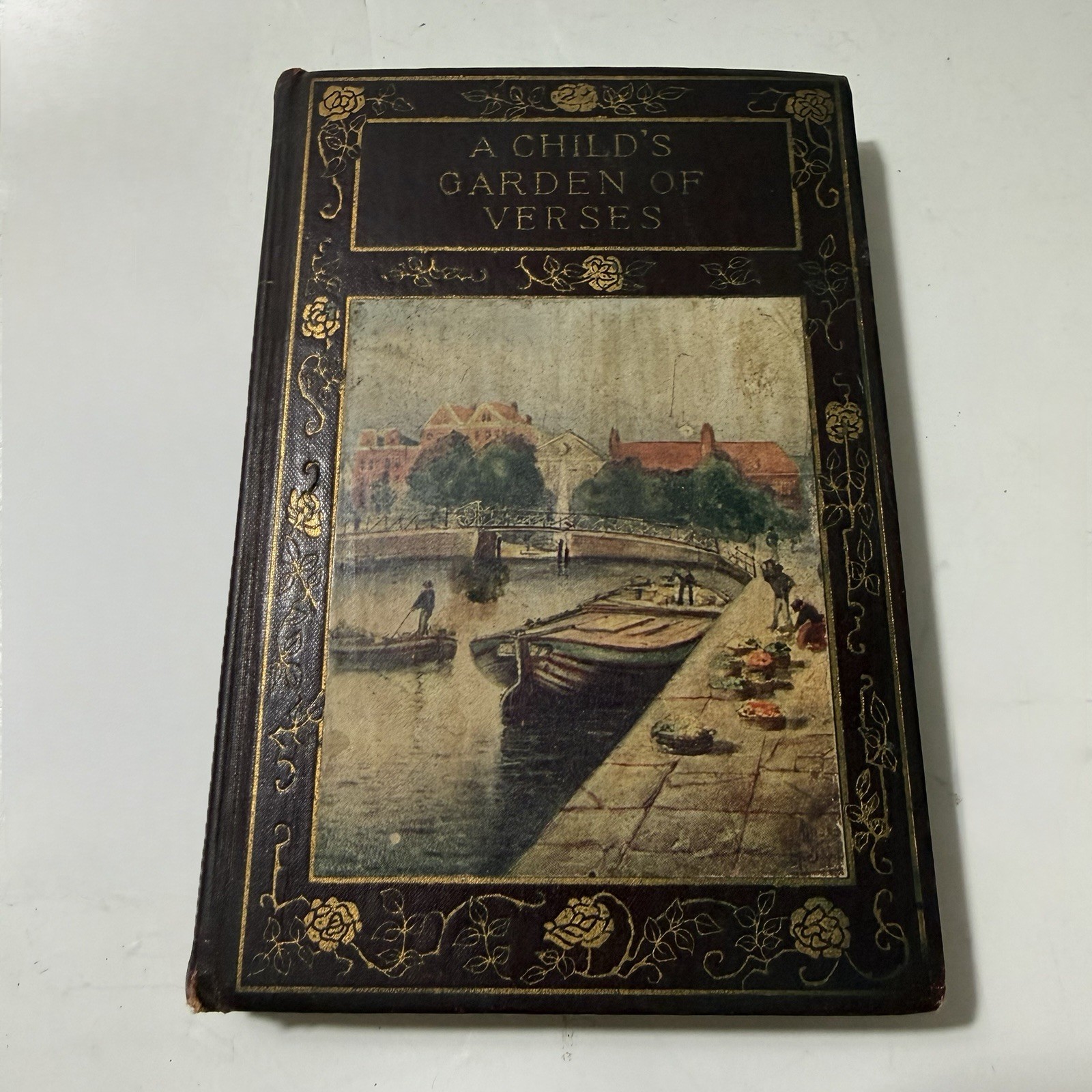 Antique A Child\'s Garden of Verses Stevenson Henry Altemus Co Decorative HC