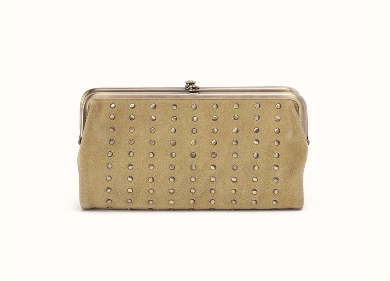 Hobo International Lauren Clutch Wallet In Twilight Fern Suede NEW w Tags