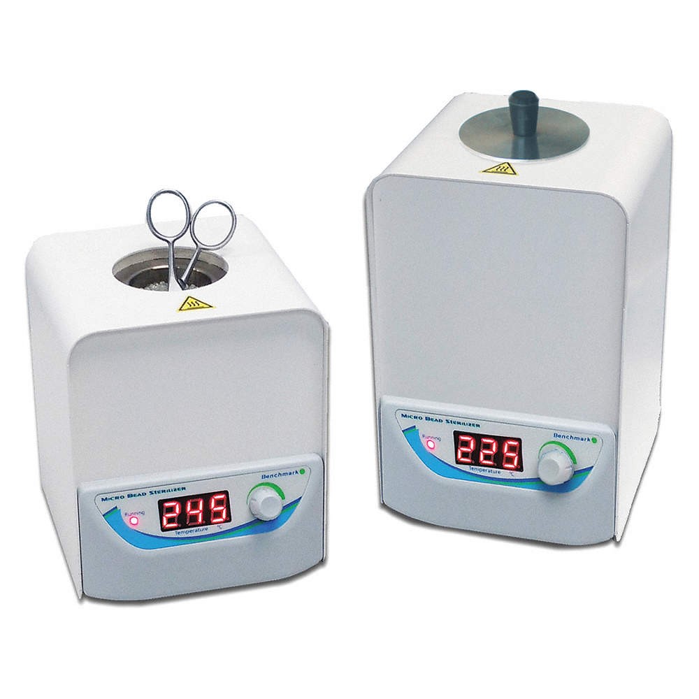BENCHMARK SCIENTIFIC B1201-E Micro Bead Sterilizer,150g Cap.,230VAC 422V29