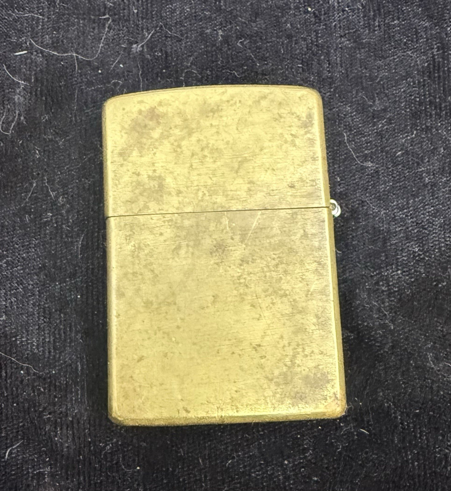 Vintage 1998 Zippo Lighter Solid Brass D XIV [.USA Patina Vintage 1998 Zippo Lighter Solid Brass D XIV [.USA Patina