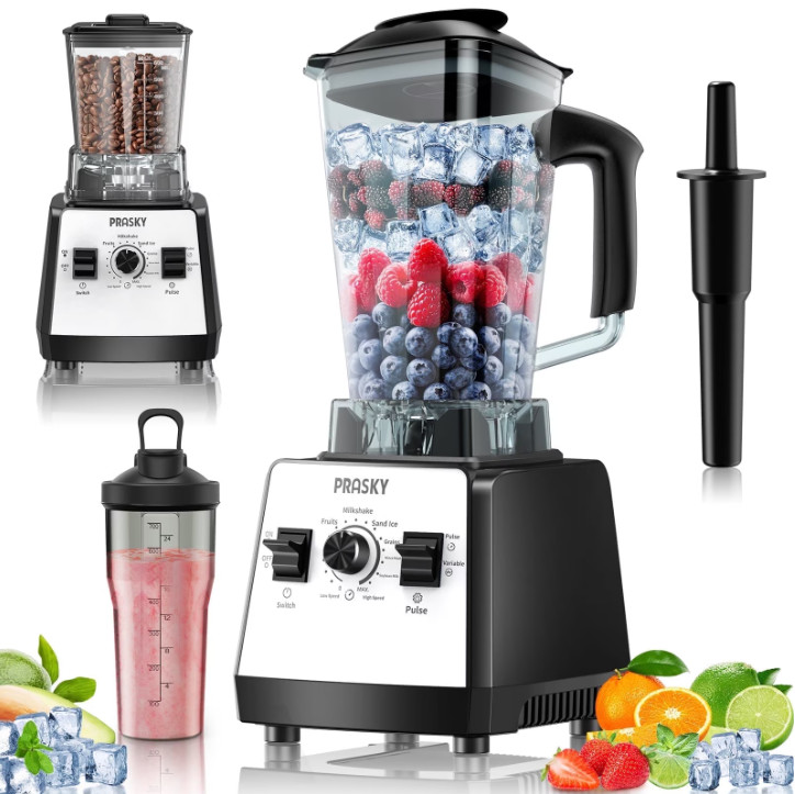 2-in-1 Countertop Blender, 1000W, 68-Oz, 6 Speeds, 25-Oz To-Go Cup