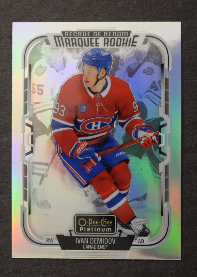 2025-26 O-Pee-Chee Platinum Marquee Rookie Rainbow Ivan Demidov 2025-26 O-Pee-Chee Platinum Marquee Rookie Rainbow Ivan Demidov
