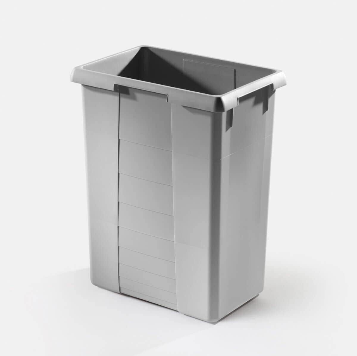 Hailo 42 Liter Replacement Waste Bin Gray Euro Cargo Trash Insert (German-Made)