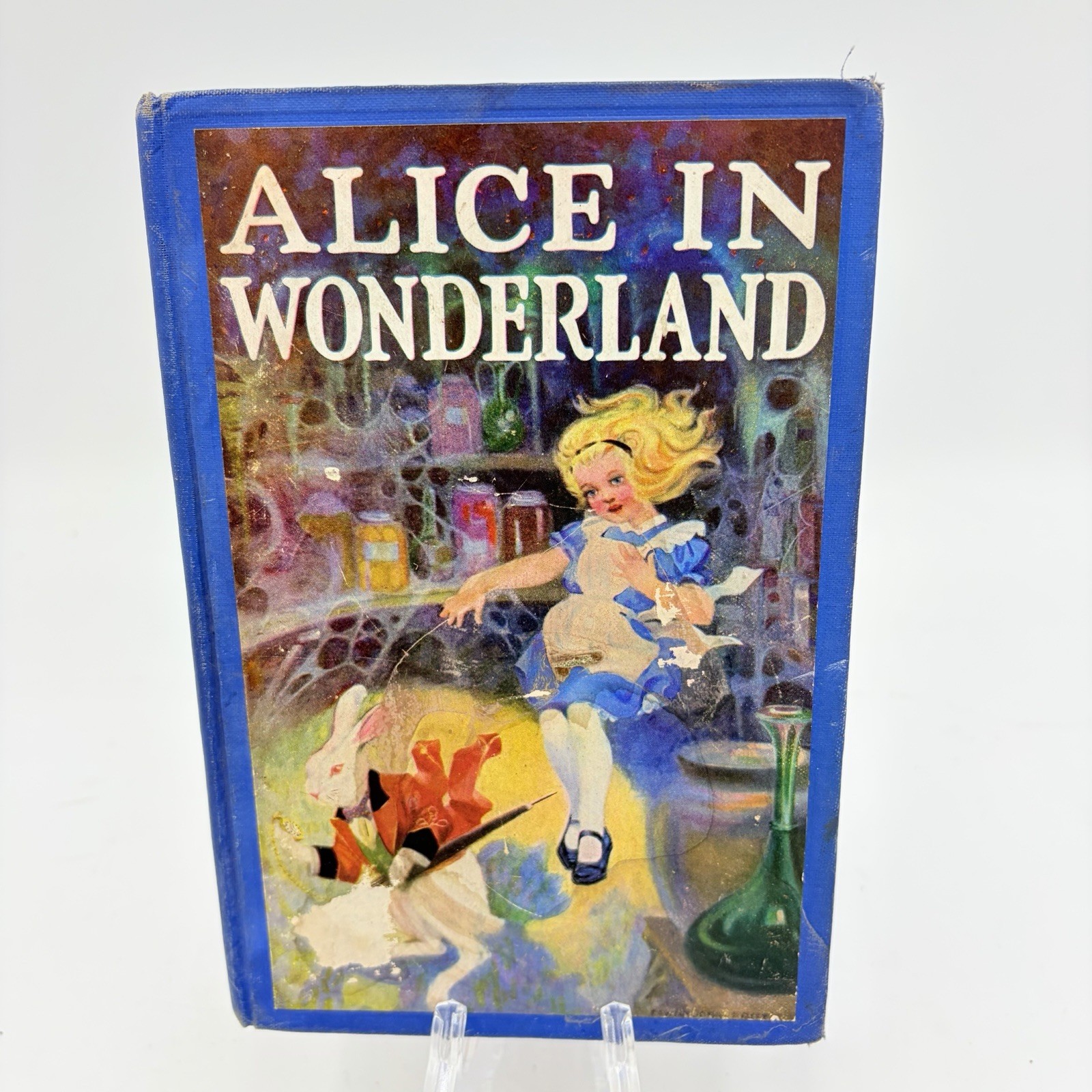 ALICE IN WONDERLAND 1923 Lewis Carroll Prittie Tenniel Illustrated Hardcover