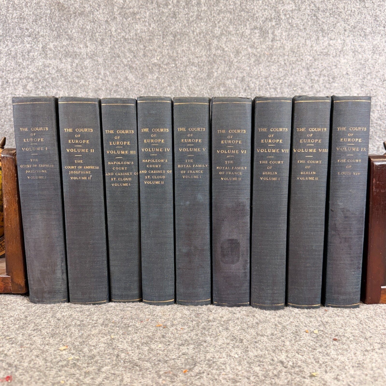 Secret Memoirs of the Courts of Europe 9 Vols George Barrie & Sons Circa 1900