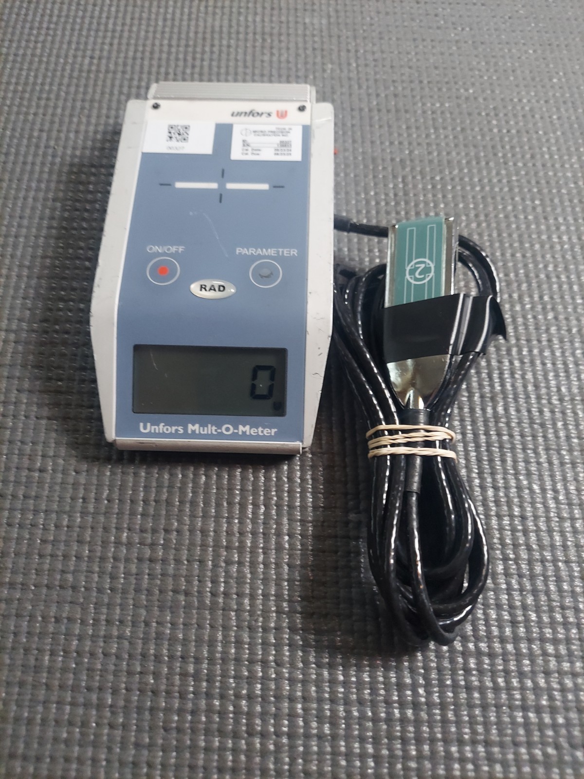 Unfors Mult-O-Meter Type 407L RAD X-Ray Multimeter Detector Sensor Probe Works
