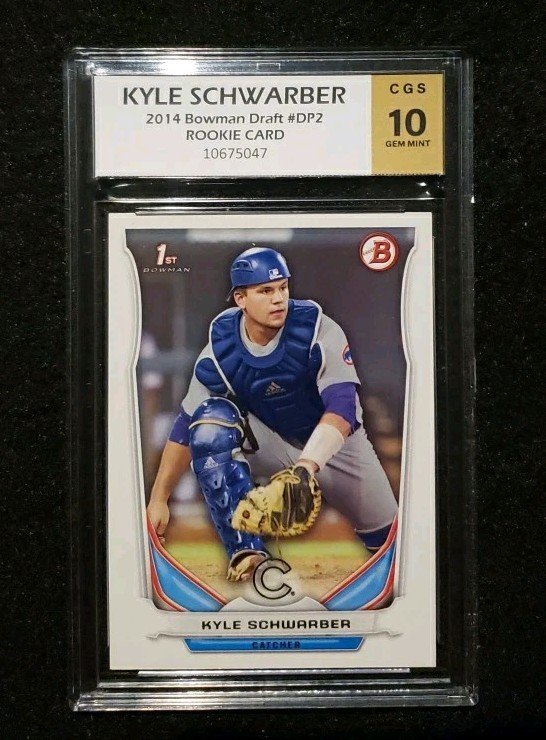 *KYLE SCHWARBER* 2014 Bowman Draft #DP2 *CGS 10* RC Rookie Card *KYLE SCHWARBER* 2014 Bowman Draft #DP2 *CGS 10* RC Rookie Card