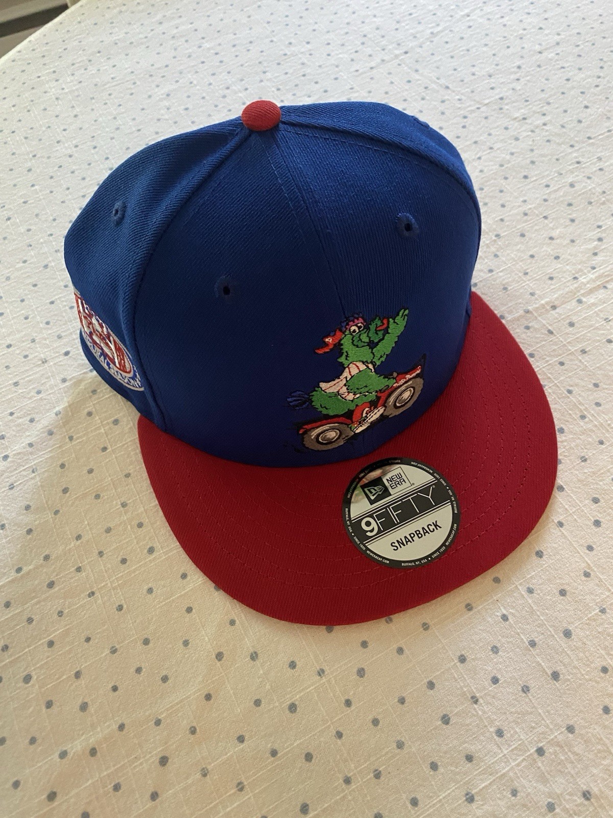 Philadelphia Phillies Phanatic New Era 9FIFTY MLB Snapback Hat Cap Red Blue V2 Philadelphia Phillies Phanatic New Era 9FIFTY MLB Snapback Hat Cap Red Blue V2