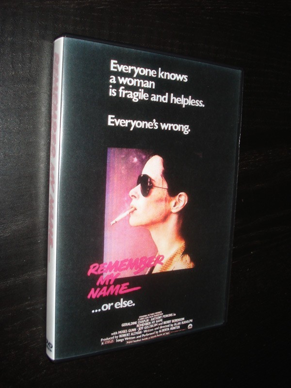 REMEMBER MY NAME (1978) DVD Geraldine Chaplin Anthony Perkins Jeff Goldblum