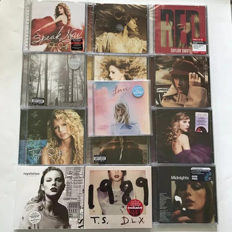 Taylor Swift Various Album Collection 13 CD Package in Total New & Sealed Taylor Swift Various Album Collection 13 CD Package in Total New & Sealed