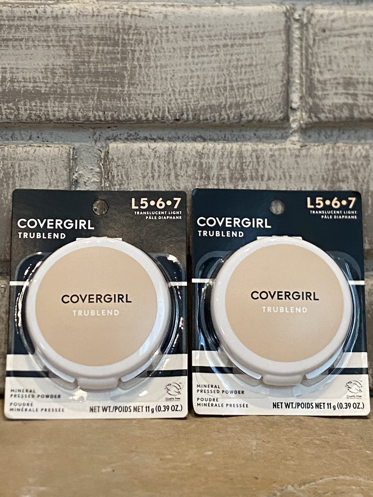 Covergirl Trublend Mineral Pressed Powder Translucent Light L 5 6 7 Shade 2 Pack
