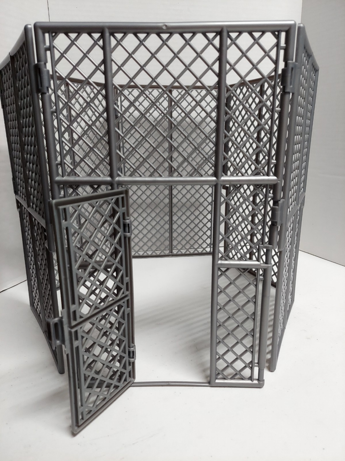 TNA Impact Lockdown Six Sides of Steel Wrestling Cage only no ring wwe 2005 6of6