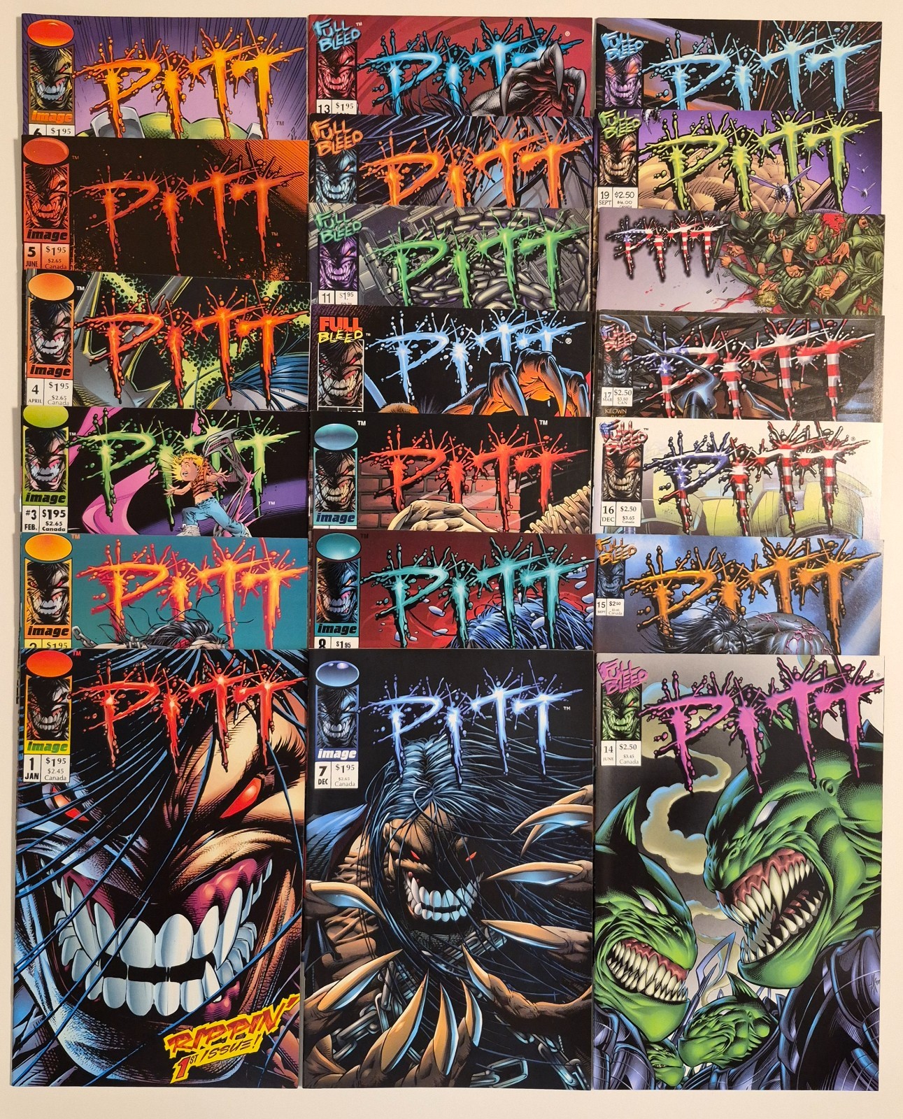 Pitt #1-20 Full Run (1993, Image) VF/NM Complete Set Dale Keown