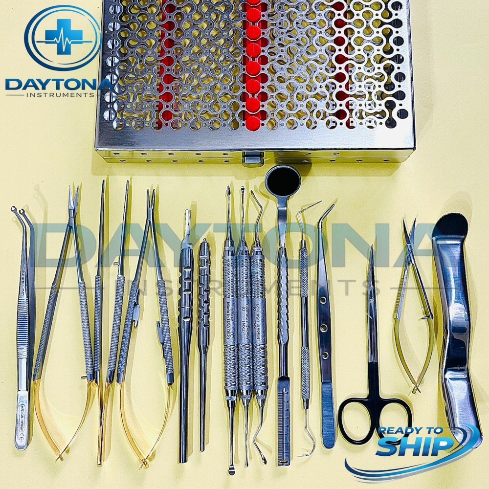 Micro Periodontal Oral Surgery Kit Surgical Instruments Dental Hu Friedy Knife
