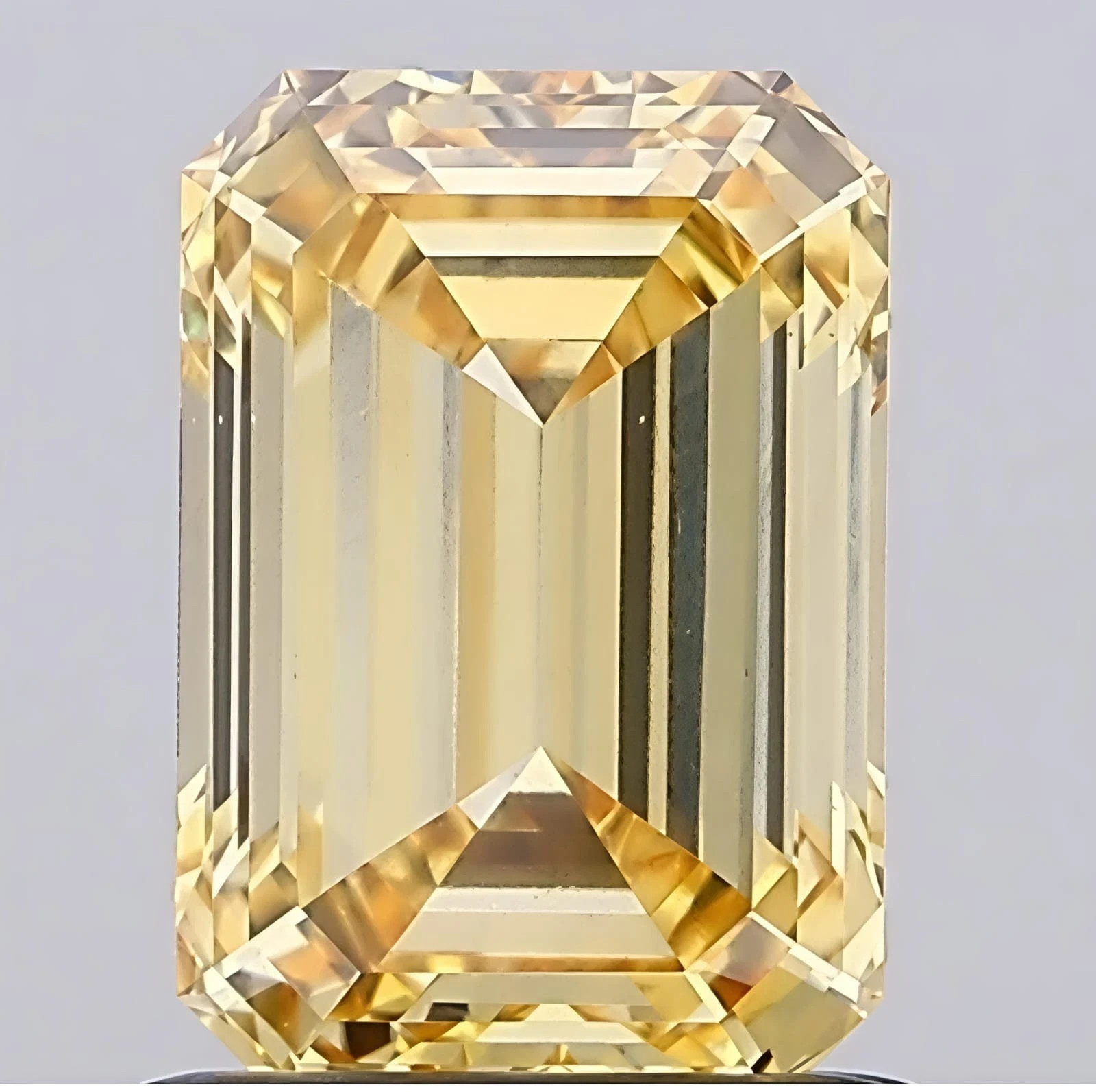 2.30 CT Yellow Color, Radiant Cut VVS1 Diamond Premium Quality gemstone 7x9 mm