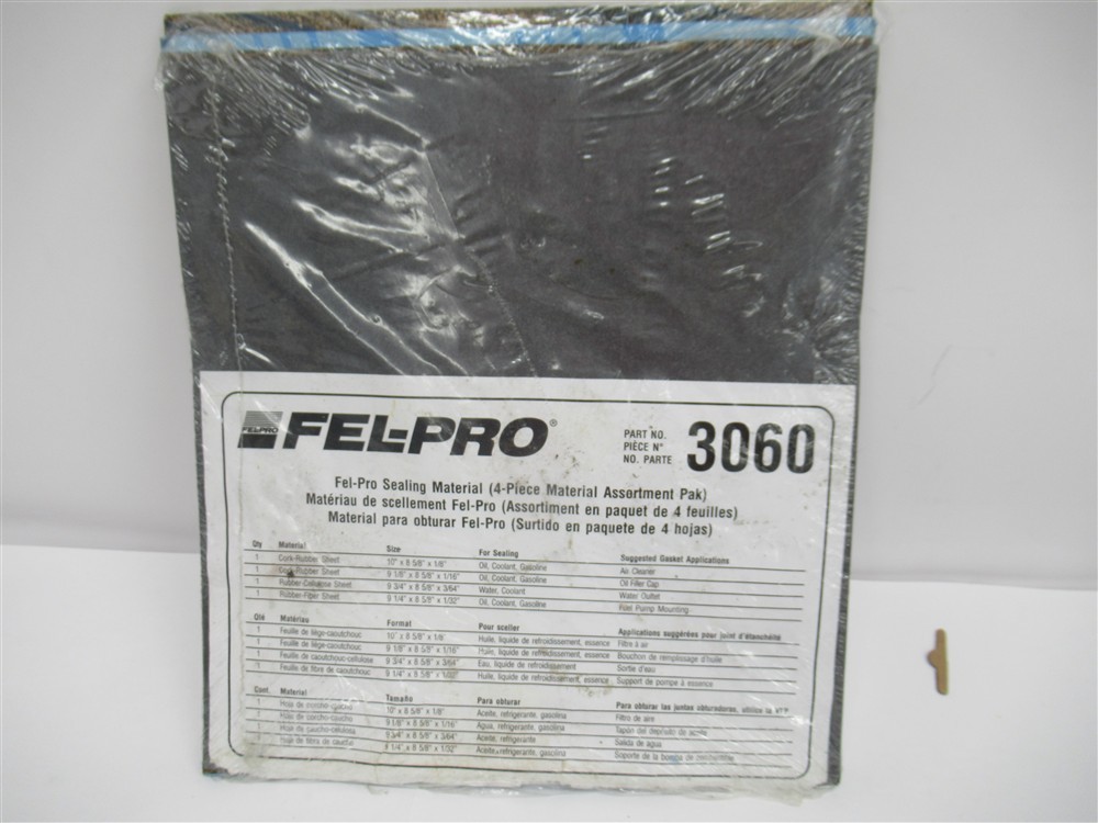 Fel-pro 3060 Cork / Rubber Gaskets - 0.125\