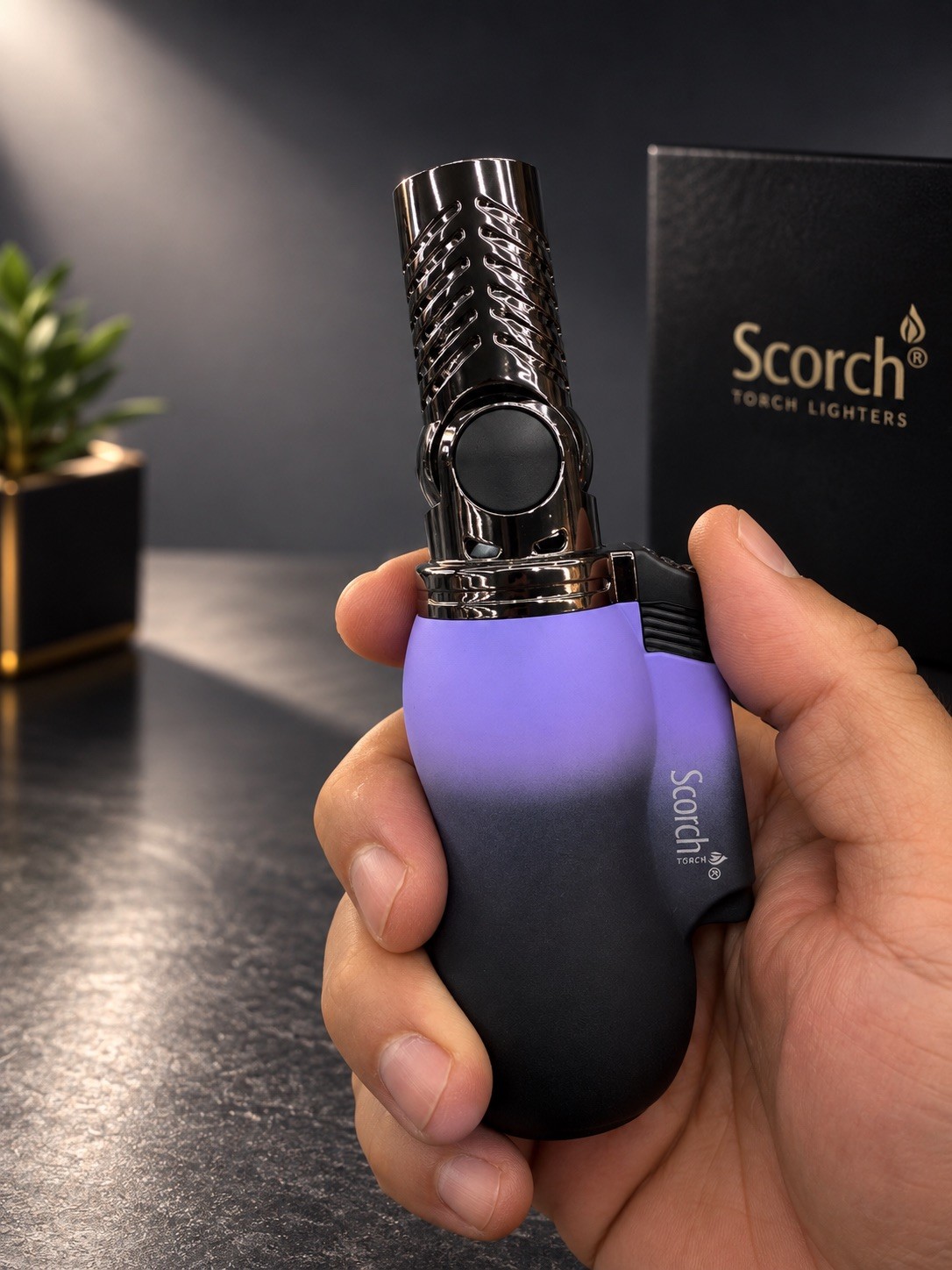 Scorch Torch 61802 Twist Head 45 Degree Adjustable Butane Lighter 1CT