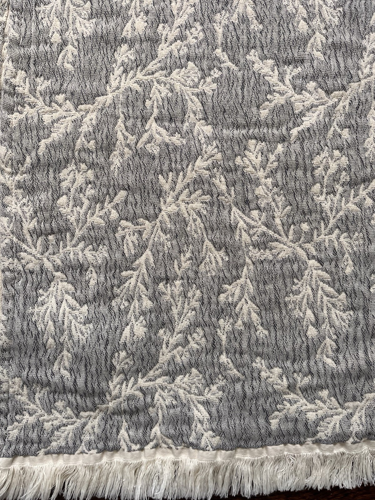 REJUVENATION Hadley jacquard organic cotton throw blanket. 72 x 51 REJUVENATION Hadley jacquard organic cotton throw blanket. 72 x 51
