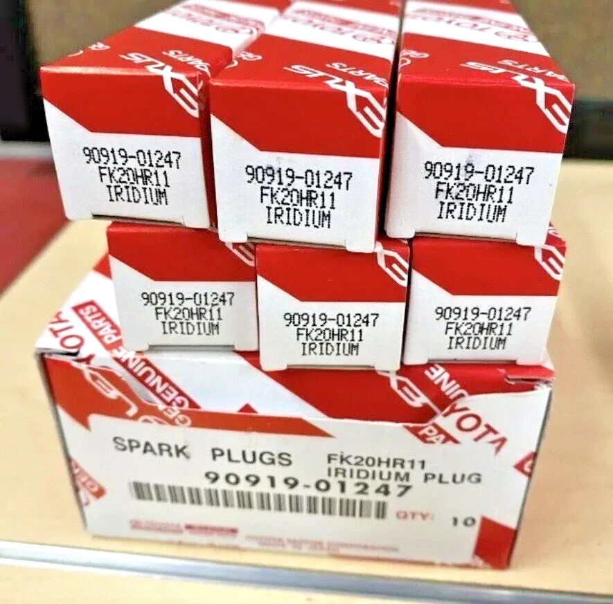 6 PACK Denso OEM Iridium Spark Plugs 90919-01247 FK20HR11 FAST AND FREE SHIIPING
