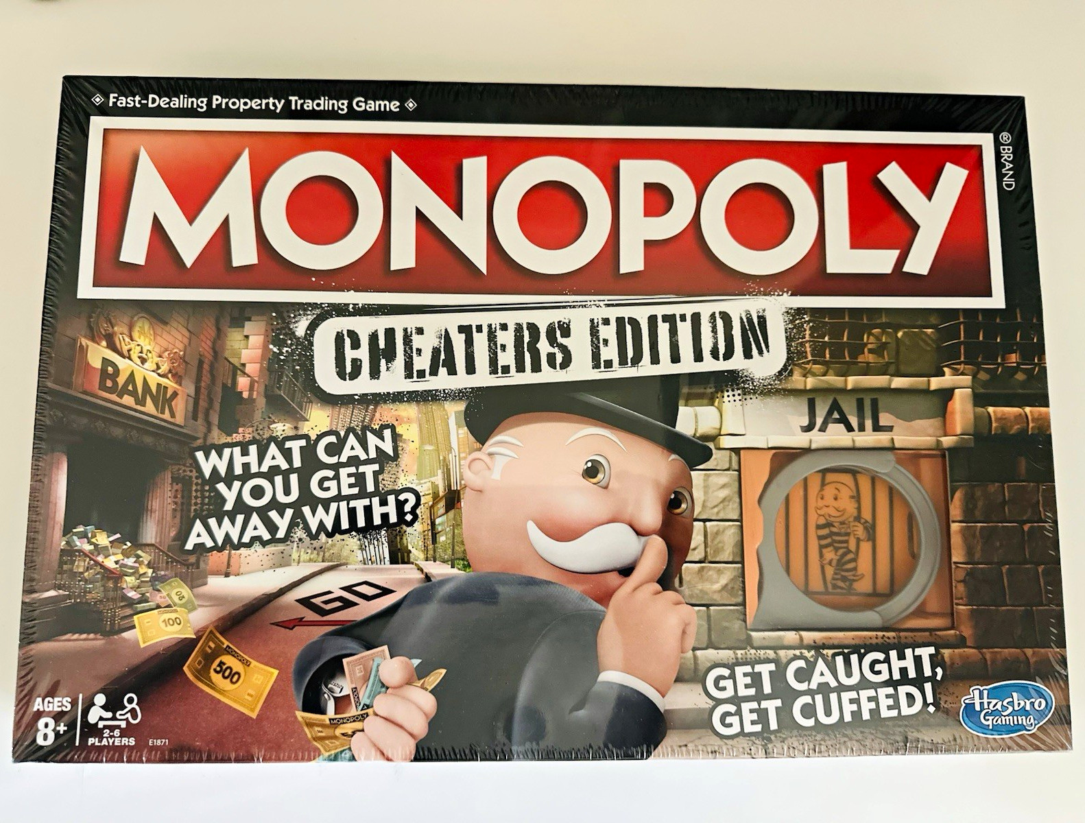 Hasbro Gaming Monopoly Cheaters Edition Board Game 8+ 2-6 Players 2018 E1871