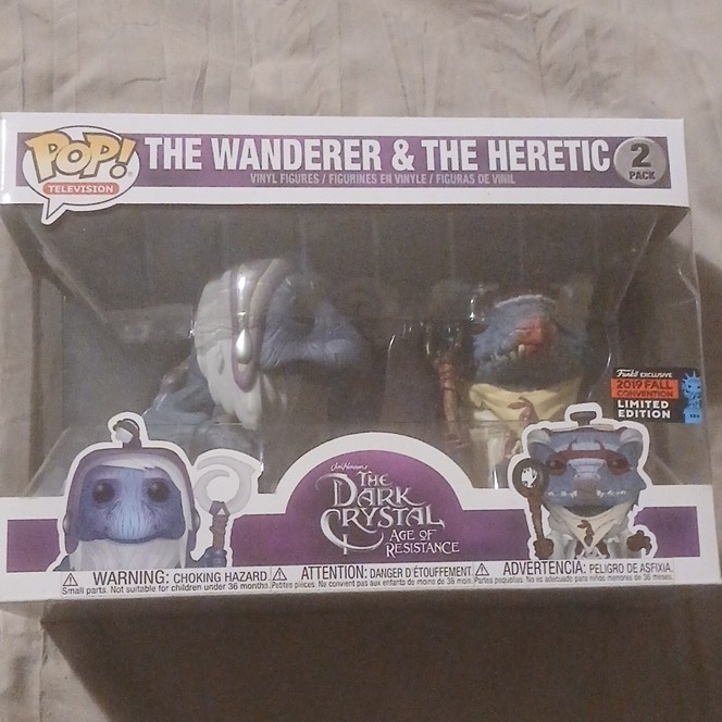 FUNKO POP VINYL - DARK CRYSTAL - THE WANDERER & THE HERETIC 2 PACK - NYCC 2019 FUNKO POP VINYL - DARK CRYSTAL - THE WANDERER & THE HERETIC 2 PACK - NYCC 2019