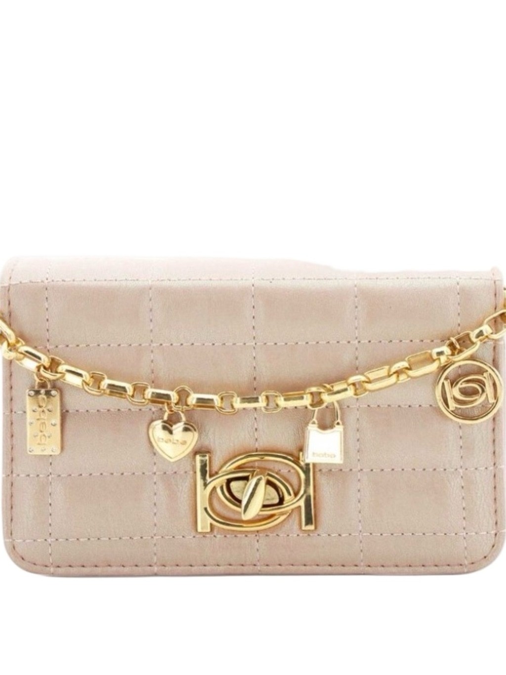 459. NWT BEBE JACARI CHARMS CROSSBODY HANDBAG