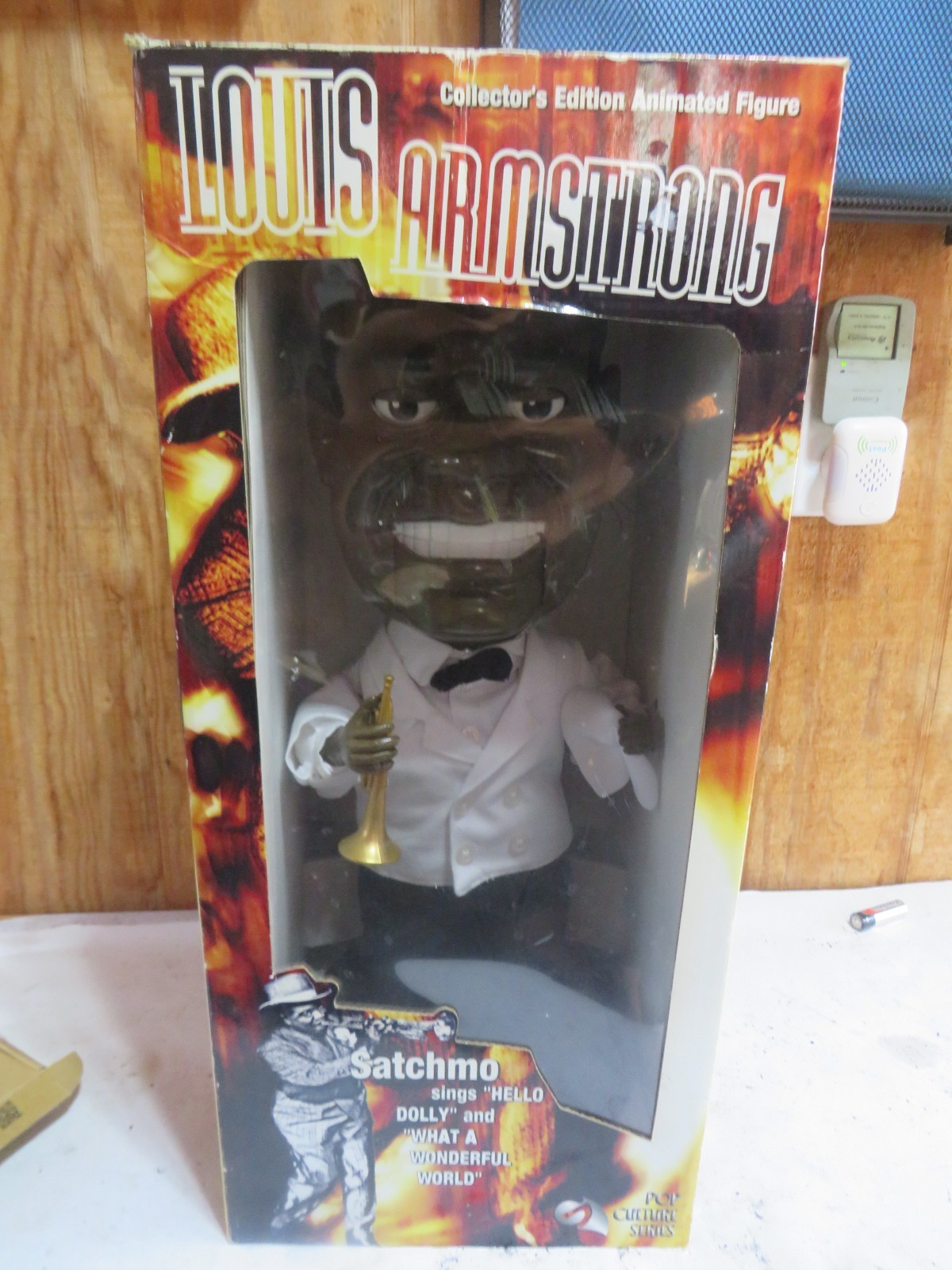 Gemmy Pop Culture Series Louis Armstrong Animated Singing Figure Dancing New