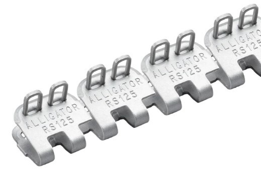 Flexco RS125J30/750NC | Alligator Staple Lacing with Hinge Pins (Box of 4 Sets)