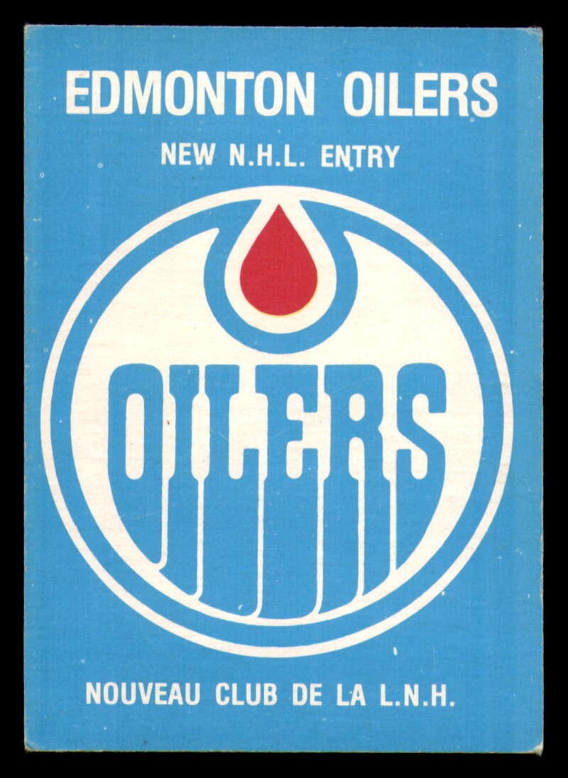 1979-80 O-Pee-Chee Hockey # 82 Edmonton Oilers - Marked Team Checklist