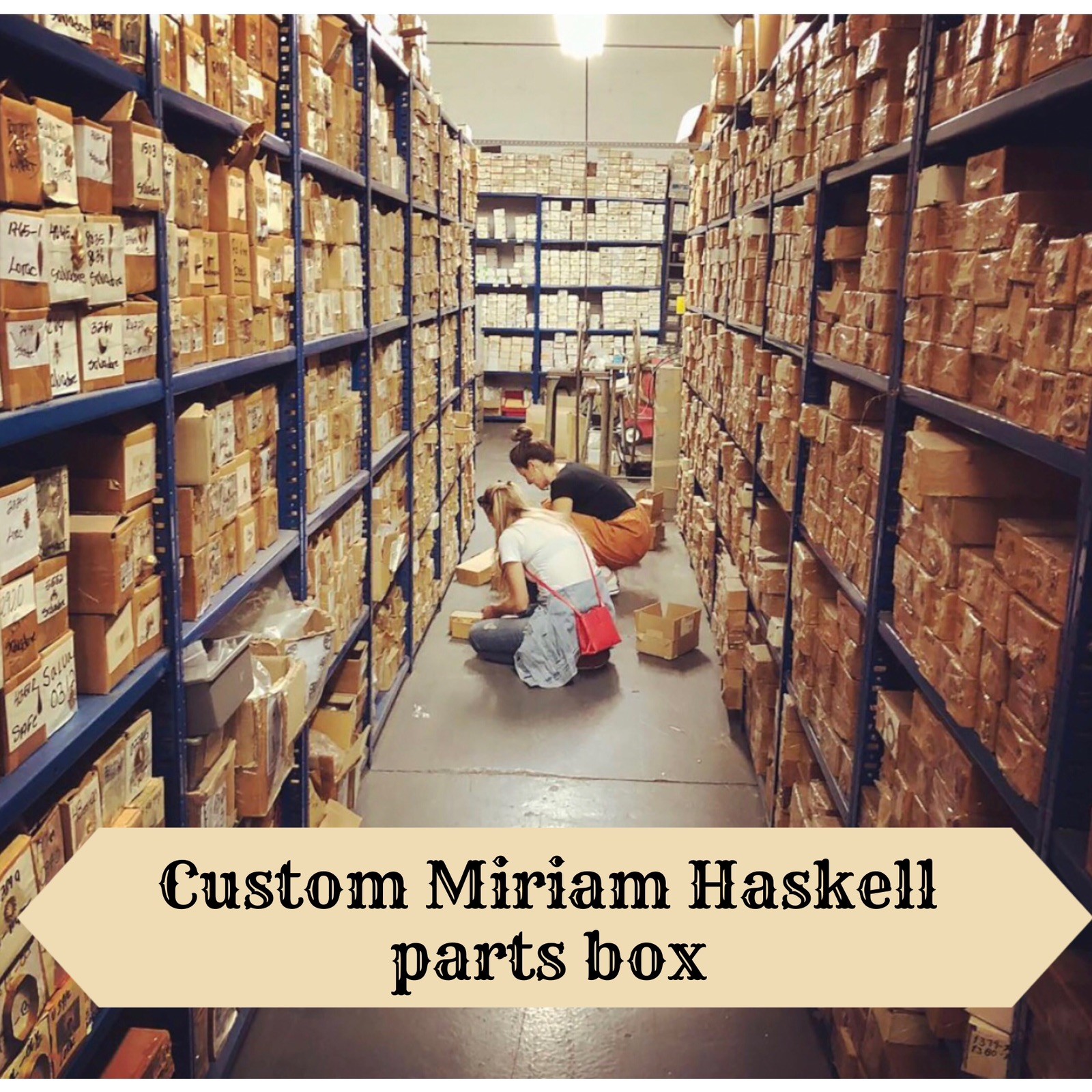 Custom Box Of Miriam Haskell Parts For Making Jewelry