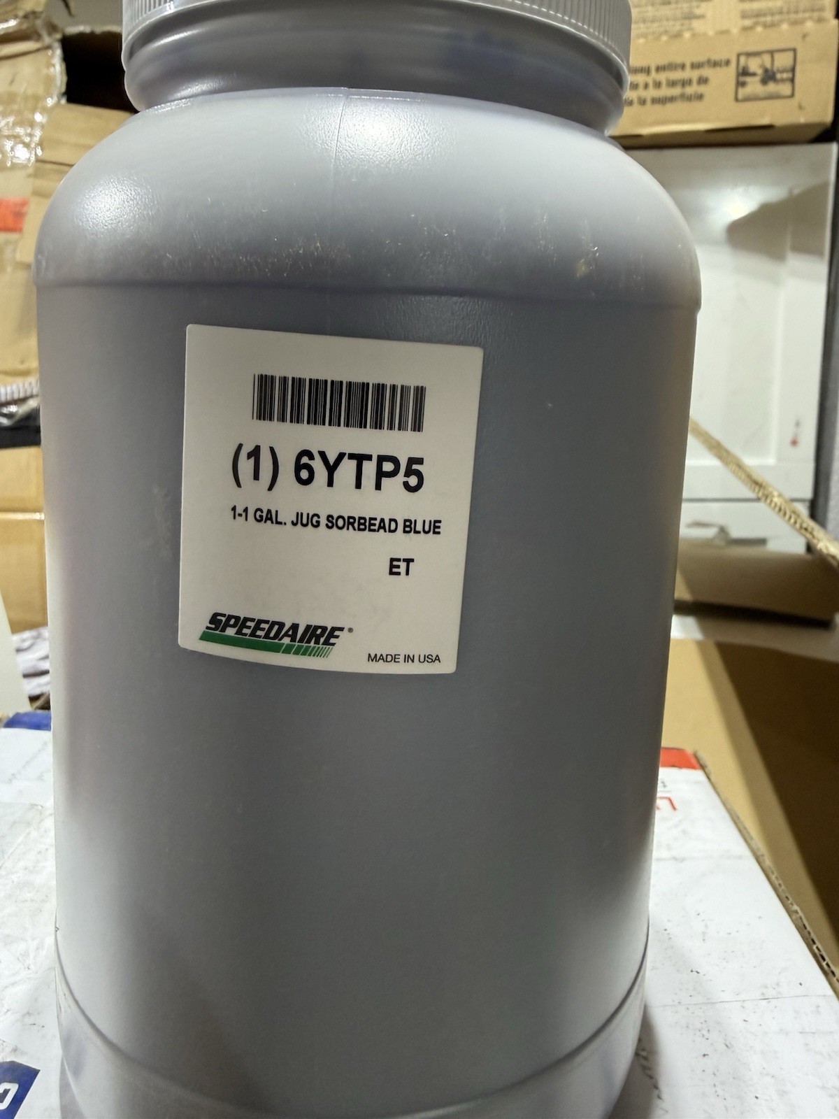 6YTP5 Speedaire Sorbead Blue Desiccant