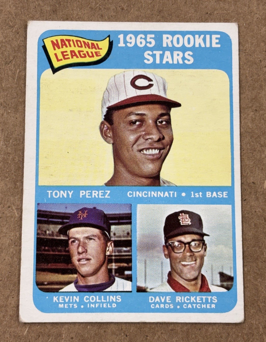 Tony Perez Ricketts Collins - 1965 Topps Baseball #581 Rookie Stars RC