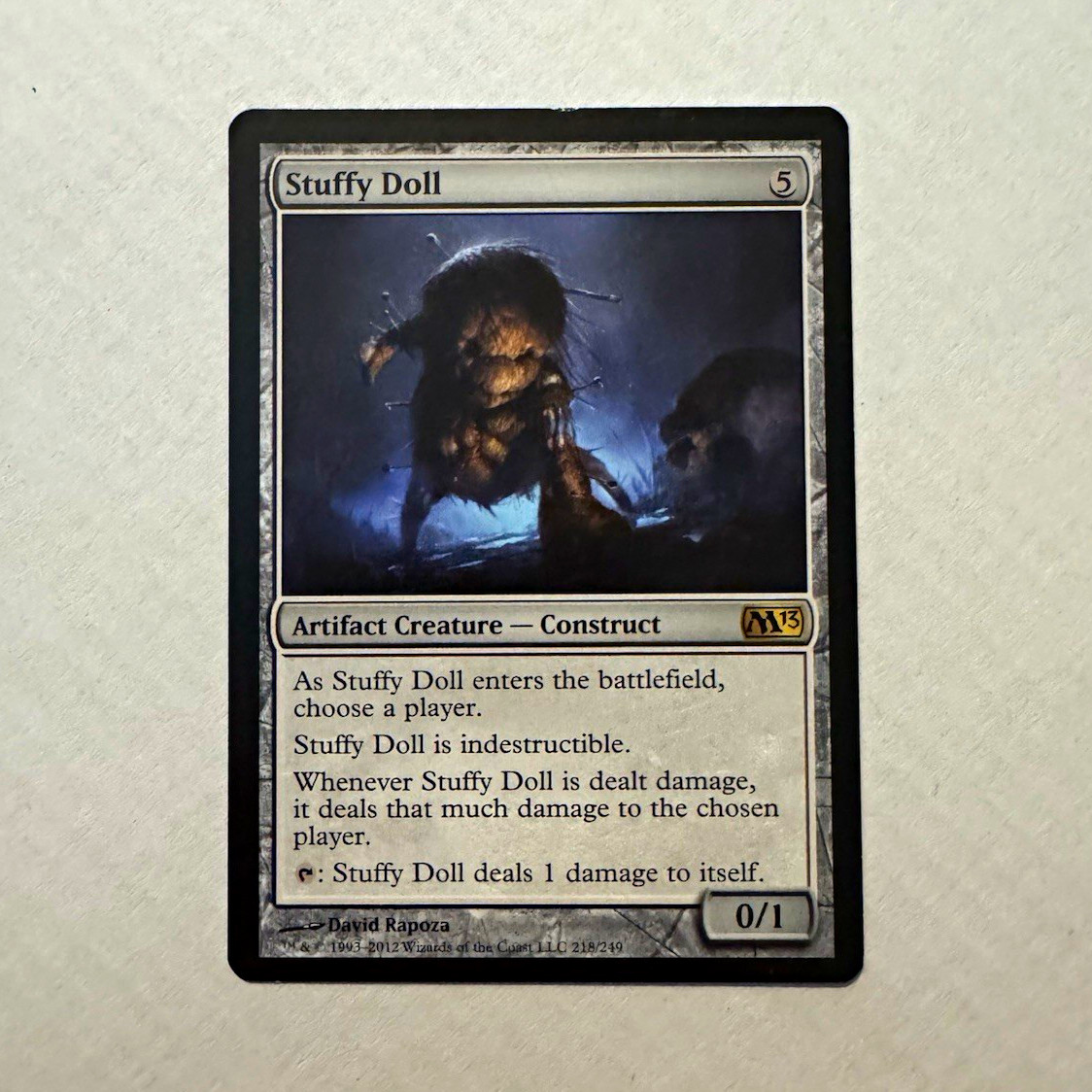 Wizards of the Coast MTG Stuffy Doll Core Set 2013 M13 Rare Colorless 218 Wizards of the Coast MTG Stuffy Doll Core Set 2013 M13 Rare Colorless 218