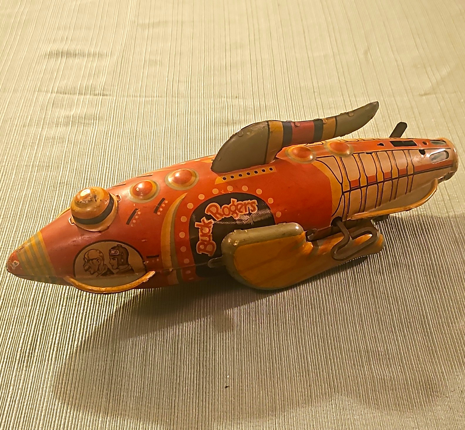 Louis Marx & Co. Buck Rogers Tin Litho Space Rocket Ship Toy, Vintage 1927pat