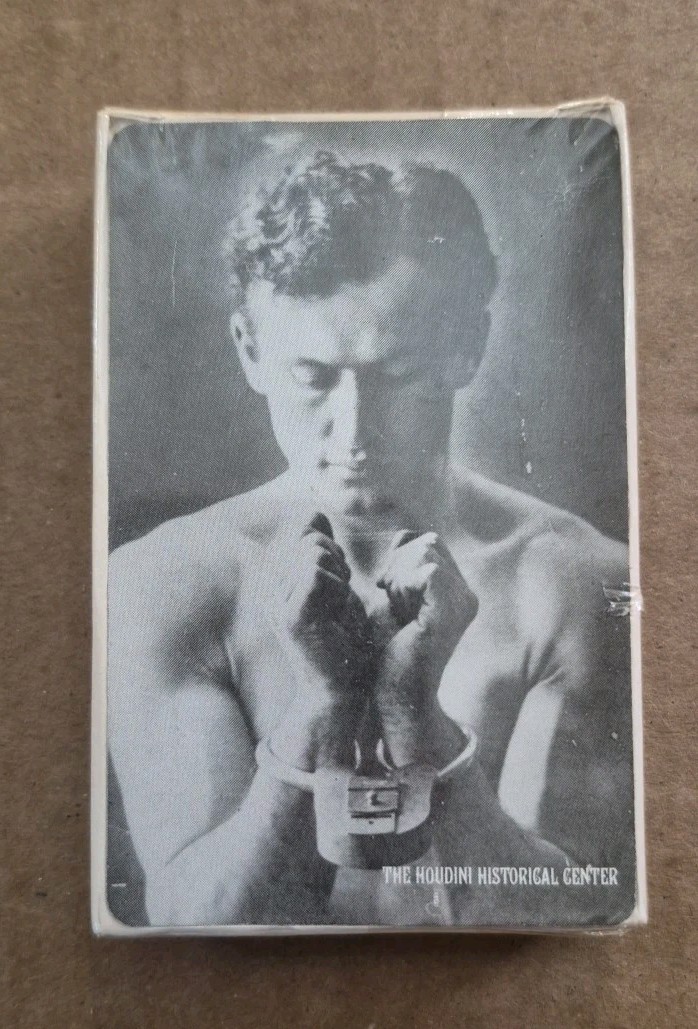 Vintage Original Sealed Harry Houdini Playing Cards The Houdini Historical Cntr Vintage Original Sealed Harry Houdini Playing Cards The Houdini Historical Cntr