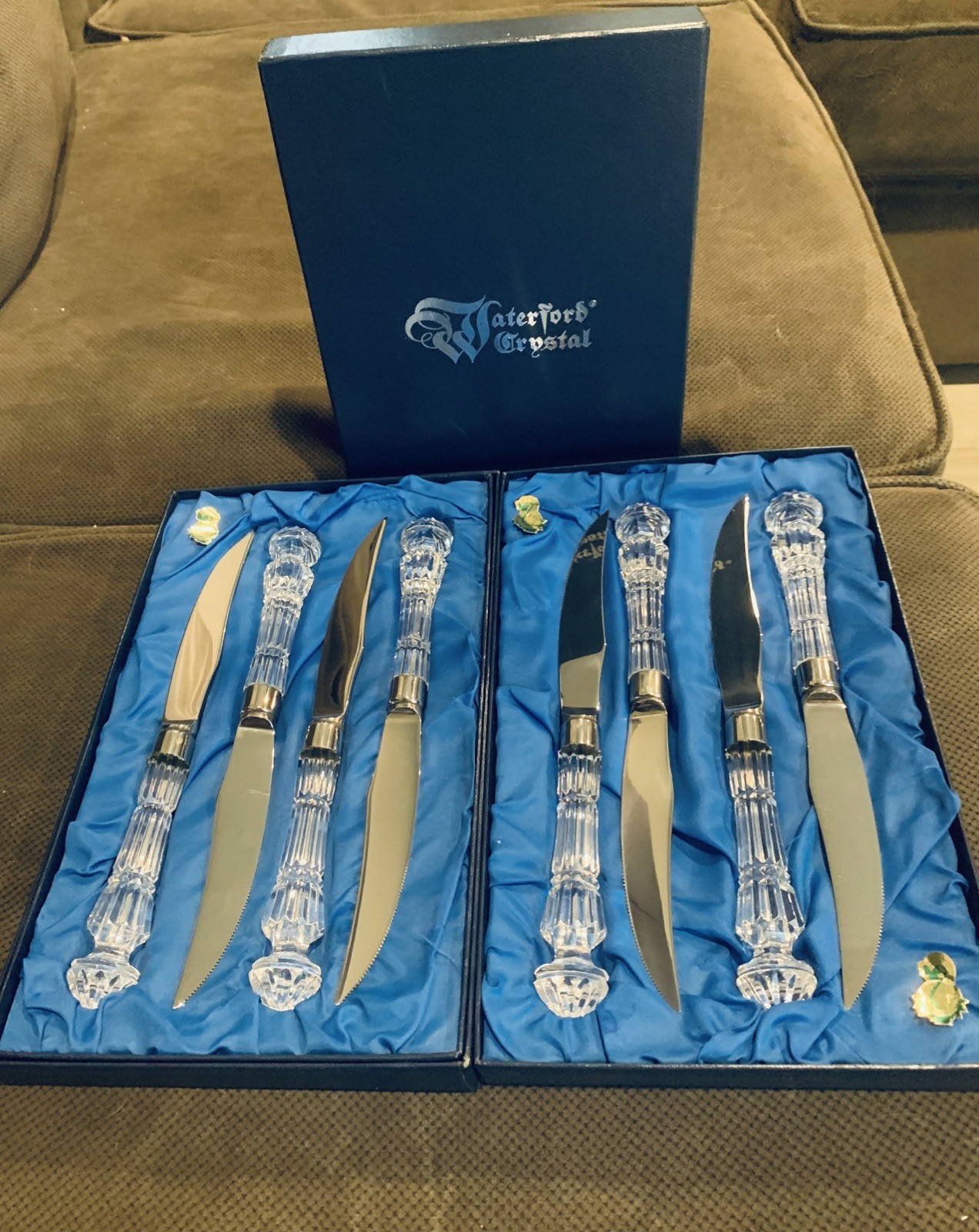 Vintage Waterford Crystal 8 Piece Steak Knives