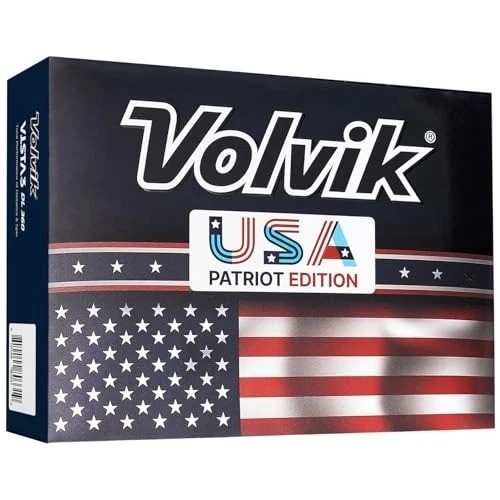 Volvik USA Golf Balls Brand New Patriot Edition New 12 Balls Power Soft USA