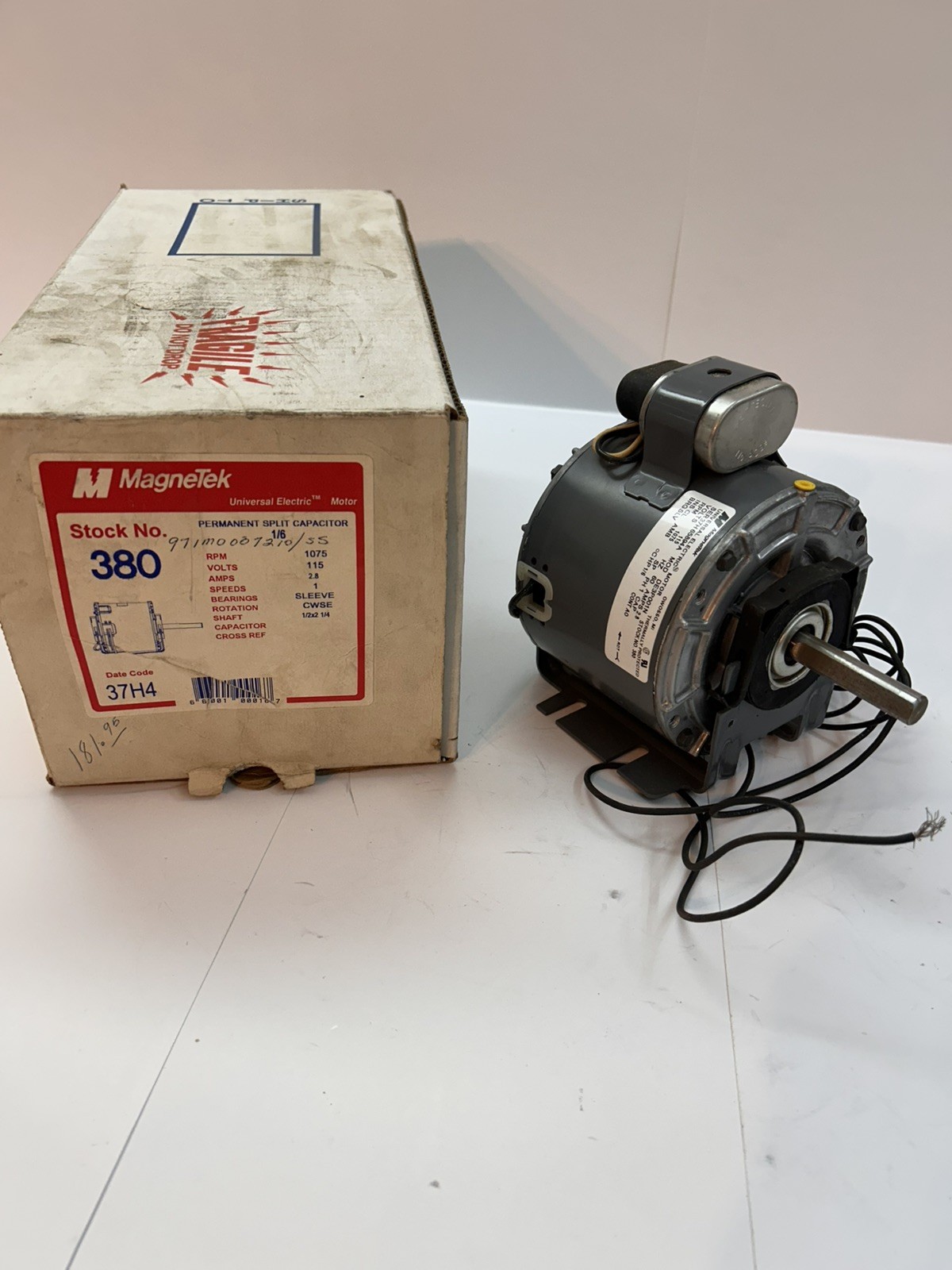 Magnetek Universal Electric Motor - Stock No. 380
