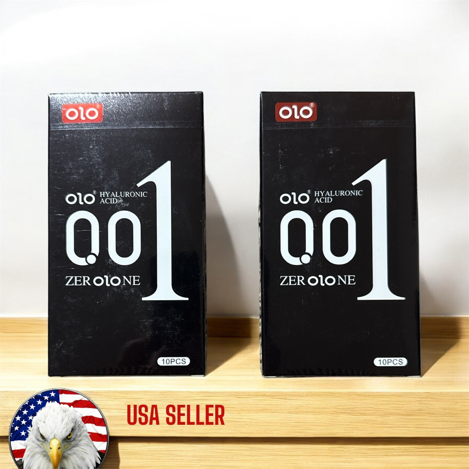 OLO 001 Zero One Ultra thin Thinnest Polyurethane 0.01 Condoms 2 boxes of 10