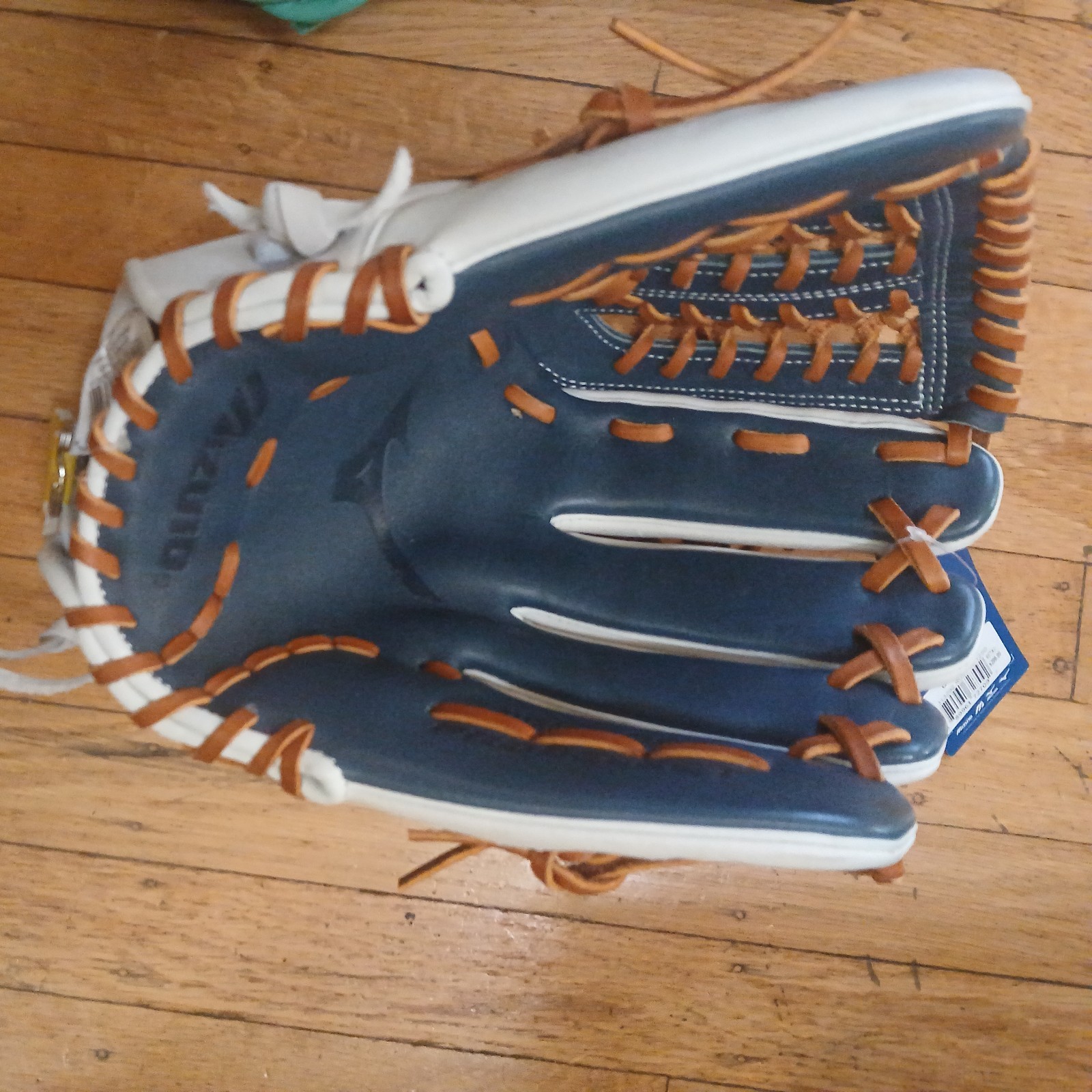 Mizuno Pro Select 12.5 Baseball Glove RHT GPSF70NYD White Navy 