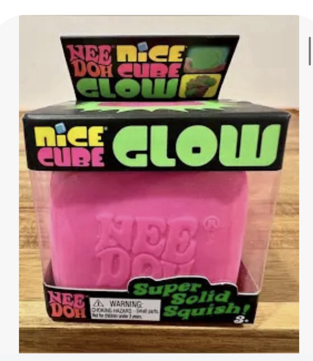 Nee Doh Glow in the dark NiceCube Design,