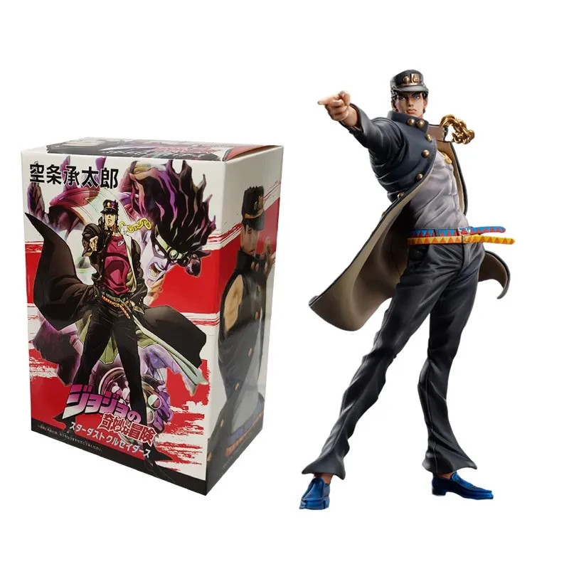 17cm JoJo Kujo Jotaro & Jolyne Cujoh PVC Figure Standing Model Gift