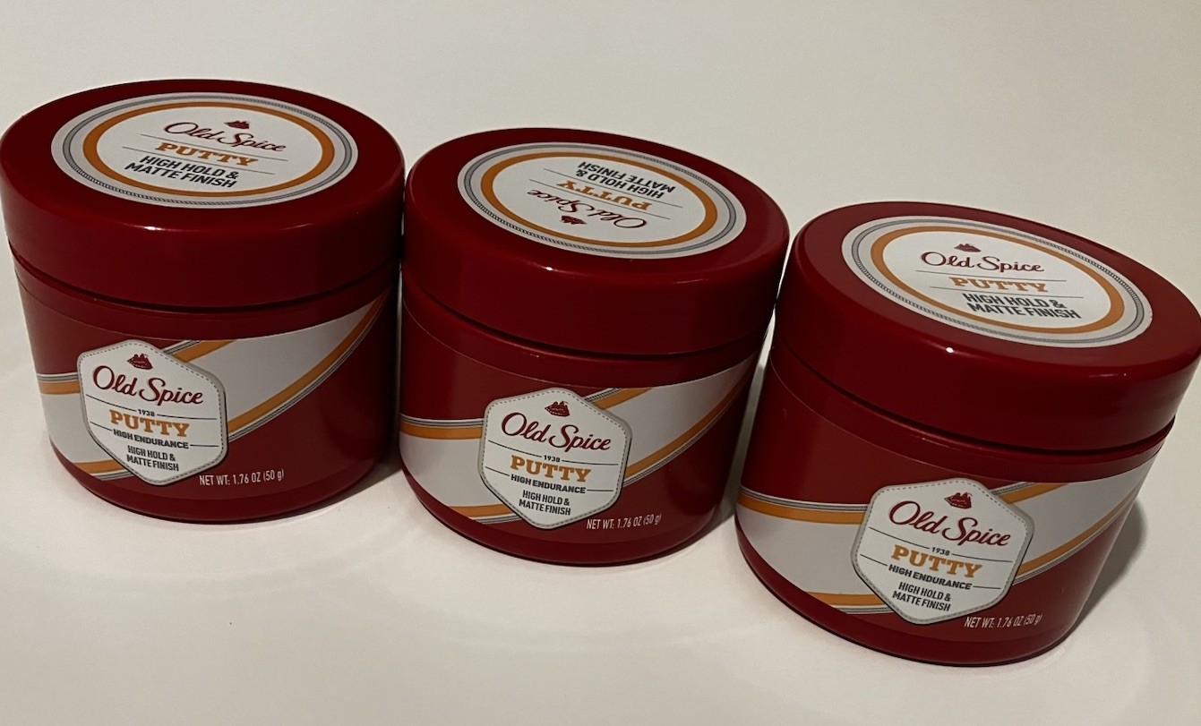 3 Old Spice PUTTY High Endurance HIGH HOLD & MATTE FINISH, 1.76 oz 3 Old Spice PUTTY High Endurance HIGH HOLD & MATTE FINISH, 1.76 oz